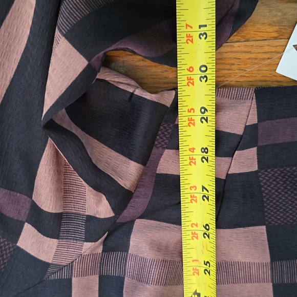 LIZ CLAIBORNE WOMENS CREWNECK PULLOVER PLUS SIZE PURPLE & BLACK TOP SIZE 3X - Picture 9 of 14